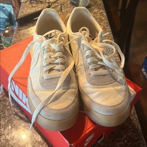 Nike Cream and White Casual Sneakers